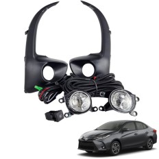 Farol Auxiliar FULL LED Yaris 2022 até 2025 (Moldura Preta /Botão Mod Original) - ShockLight