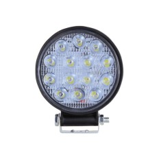 Farol Auxiliar LED Redondo Universal 14 LEDs 6000K/3780Lumens 42W 10-30V 3780LM - ShockLight