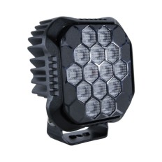 Farol LED Xroad Black Quadrado 14 LEDs 70W 6000K/8100Lumens   10-30V - ShockLight