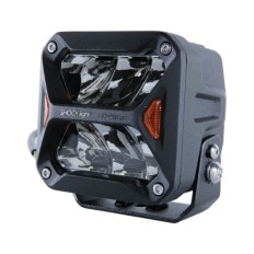 Farol LED Xroad Quadrado 6 LEDs 58W 6000K/7200Lumens 10-30V - ShockLight