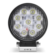 Farol Auxiliar LED Redondo Universal 9 LEDs 6000K/2400Lumens 10-30V - ShockLight