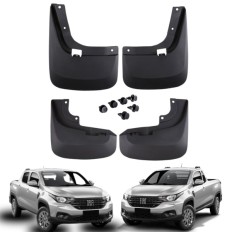 Apara Barro Strada 2021 até 2026 Cabine Dupla e Simples(Preto / Com Kit de Fixação) - Sanfil