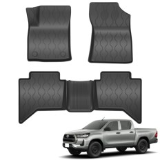 Tapete Bandeja Borda Alta Hilux 2016 até 2026 Cabine Dupla - Sanfil