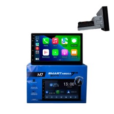 Central Multimídia Universal 1DIN MP5 7" (CarPlay e Android Com Fio) - M7 