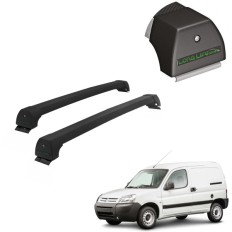 Rack de Alumínio Preto 45kg Citroen Berlingo (Todos) - LongLife
