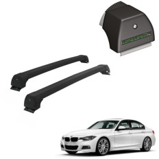 Rack de Alumínio Preto 45kg BMW Série 3 2013 até 2018 - LongLife