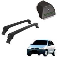 Rack de Alumínio Preto 45kg Celta 1999 até 2003 (2 PORTAS) - LongLife