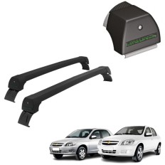 Rack de Alumínio Preto 45kg Celta 1999 até 2015 / Prisma 2007 até 2012 - LongLife