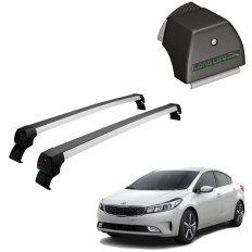 Rack de Alumínio Prata 45kg KIA Cerato 2014 até 2021 - LongLife