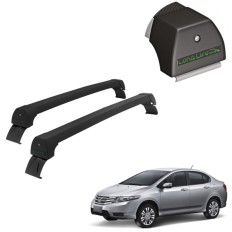 Rack de Alumínio Preto 45kg Honda City 2009 até 2014 - LongLife
