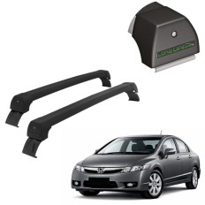 Rack de Alumínio Preto 45kg Honda Civic 2007 até 2011 - LongLife