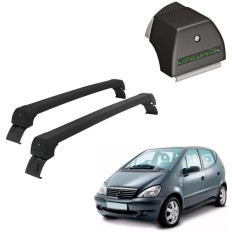 Rack de Alumínio Preto 45kg Mercedes Classe A 1997 até 2005 - LongLife