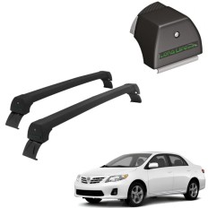 Rack de Alumínio Preto 45kg Corolla 2008 até 2014 - LongLife