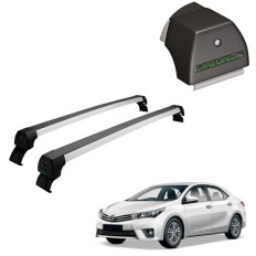 Rack de Alumínio Prata 45kg Corolla 2015 até 2019 - LongLife
