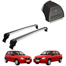 Rack de Alumínio Prata 45kg Corsa (4 Portas) 1994 até 2003 - LongLife