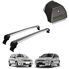 Rack de Alumínio Prata 45kg Corsa Sedan e Hatch (4 Portas / Exceto CLASSIC) 2004 até 2012 - LongLife