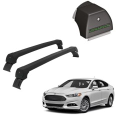 Rack de Alumínio Preto 45kg Ford Fusion 2013 até 2020 - LongLife