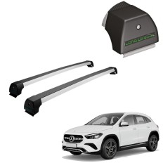 Rack de Alumínio Prata 45kg Mercedes GLA 2013 até 2026 - LongLife