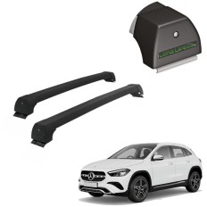 Rack de Alumínio Preto 45kg Mercedes GLA 2013 até 2026 - LongLife