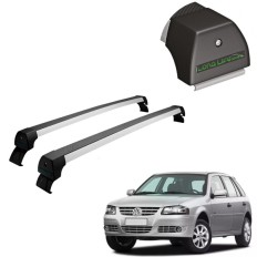 Rack de Alumínio Prata 45kg Gol G2 / G3 / G4 (2 e 4 Portas) 1999 até 2014 - LongLife