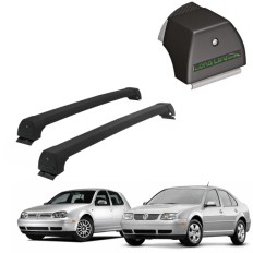 Rack de Alumínio Preto 45kg GOLF / BORA 1999 até 2012 - LongLife