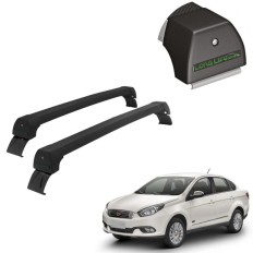 Rack de Alumínio Preto 45kg Grand Siena 2012 até 2021 - LongLife