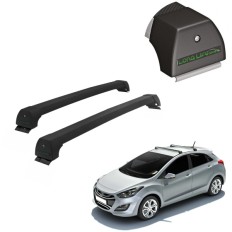 Rack de Alumínio Prata 45kg Hyundai I-30 2009 até 2013 - LongLife