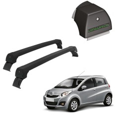 Rack de Alumínio Preto 45kg JAC J2 (Fixado na Porta) 2010 até 2016 - LongLife