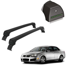 Rack de Alumínio Preto 45kg Jetta 2005 até 2010 - LongLife