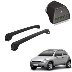 Rack de Alumínio Preto 45kg Ford Ká 1996 até 2007 - LongLife