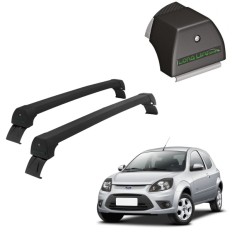 Rack de Alumínio Preto 45kg Ford Ká 2008 até 2013 - LongLife