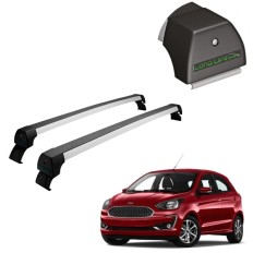 Rack de Alumínio Prata 45kg Ford Ká 2014 até 2021 - LongLife