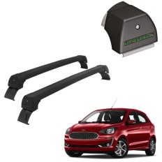 Rack de Alumínio Preto 45kg Ford Ká 2014 até 2021 - LongLife