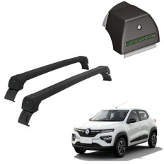 Rack de Alumínio Preto 45kg Kwid 2015 até 2026 - LongLife