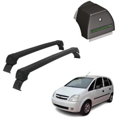 Rack de Alumínio Preto 45kg Meriva 2002 até 2012  - LongLife