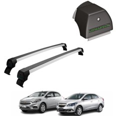 Rack de Alumínio Prata 45kg Onix / Prisma 2013 até 2019 - LongLife
