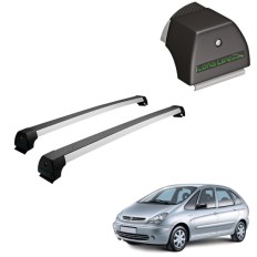 Rack de Alumínio Prata 45kg Xsara / Picasso 1997 até 2006 - LongLife