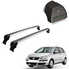 Rack de Alumínio Prata 45kg Polo (Hatch e Sedan) 2002 até 2017 - LongLife