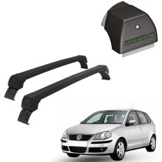 Rack de Alumínio Preto 45kg Polo (Hatch e Sedan) 2002 até 2017 - LongLife