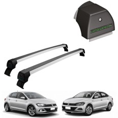 Rack de Alumínio Prata 45kg Polo / Virtus 2018 até 2026 - LongLife