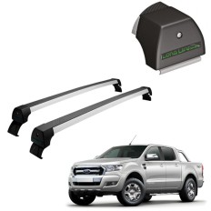 Rack de Alumínio Prata 45kg Ranger 2013 até 2023 Cabine Dupla  - LongLife