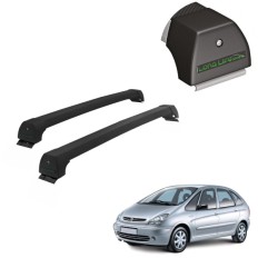 Rack de Alumínio Preto 45kg Xsara / Picasso 1997 até 2006 - LongLife