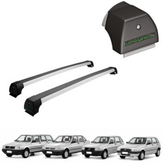 Rack de Alumínio Prata 45kg ELBA / PRÊMIO / UNO / MILLE (4 Portas) - LongLife