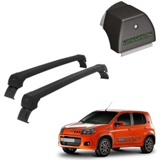 Rack de Alumínio Preto 45kg Novo UNO (4 Portas) 2011 até 2021 - LongLife