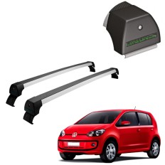 Rack de Alumínio Prata 45kg VW UP ! (2 e 4 Portas) 2014 até 2023 - LongLife