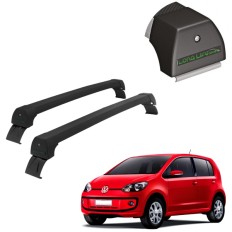 Rack de Alumínio Preto 45kg VW UP ! (2 e 4 Portas) 2014 até 2023 - LongLife