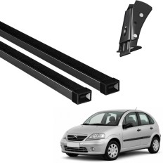 Rack de Aço Preto 60kg Citroën C3 2003 até 2012 - LongLife