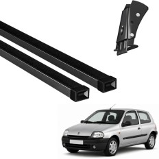 Rack de Aço Preto 60kg Clio 1990 até 1999 (2 Portas) - LongLife