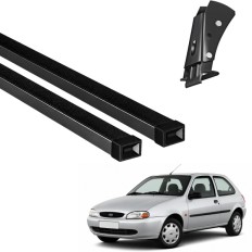 Rack de Aço Preto 60kg Ford Fiesta 1995 até 2002 (2 Portas) - LongLife