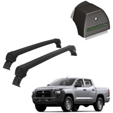 Rack de Alumínio Preto 45kg L200 Triton (Sem Longarinas) 2026 - LongLife